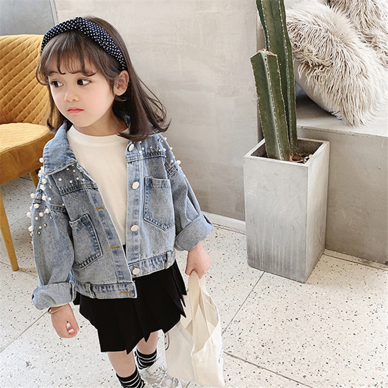 Girls' Denim Jacket Children's Fashion Trendy