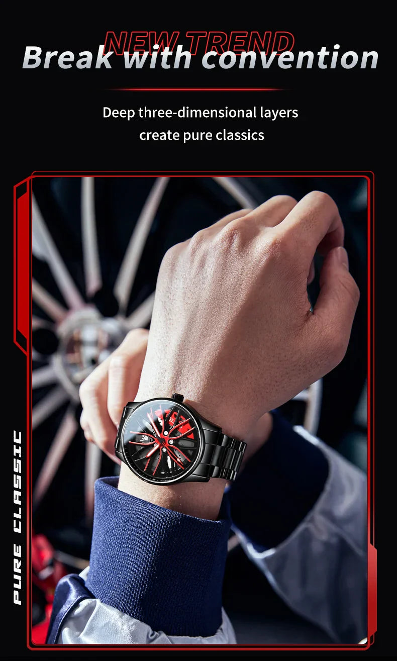 Rs Chrono Waterproof Car Wheel Watch™