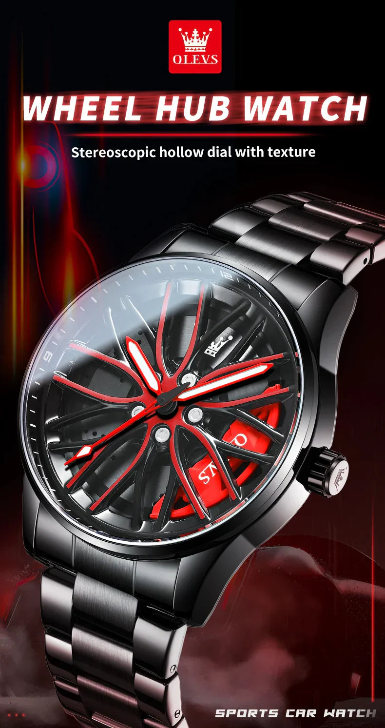 Rs Chrono Waterproof Car Wheel Watch™